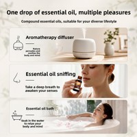 Huile Essentielle Végétale Composée Sept Bonnes Omen, Parfum Naturel Frais, Hydratante et Aromathérapie pour Peaux Mixtes