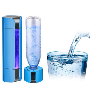 블루 뷰티 컵에 풍부한 수소 물병 아름다운 H2 분자 수소 발생기 물병 - Product Image 5