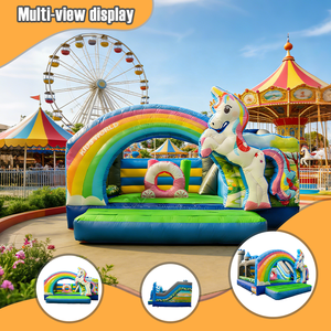 Château gonflable <span class=keywords><strong>licorne</strong></span> de qualité commerciale pour enfants et adultes - Product Image 3