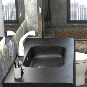 Armoire de salle de bain murale intelligente suspendue en bois massif, minimaliste et moderne, personnalisable - Product Image 3