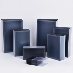 Bán Buôn Kích Cỡ Khác Nhau <span class=keywords><strong>Handmade</strong></span> Xà Phòng Kraft Giấy Bao Bì Ngăn Kéo Hộp Rõ Ràng Xà Phòng Hộp Với Pet Tay Áo - Product Image 5