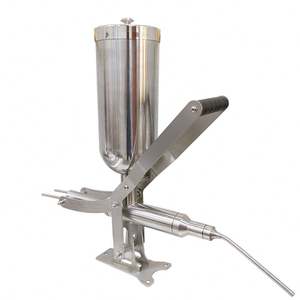 Petite machine manuelle pour la pâte de beurre de cacahuète et la garniture au chocolat, idéale pour les gâteaux, pains, beignets, churros et glaces à base de noix - Product Image 4