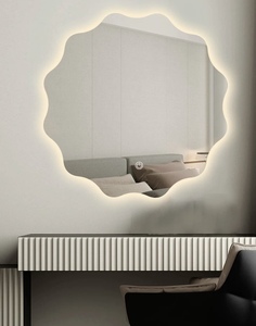 Hiện đại LED TREO TƯỜNG gương với công tắc cảm ứng Blossom thiết kế cánh hoa cho phòng tắm phòng ngủ phòng khách & Salon khách sạn sử dụng - Product Image 2