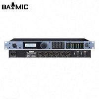 Amplificateur de puissance audio professionnel DAYMIC PA-1-K3 à 6 canaux avec égaliseur/compresseur et crossover bas/moyen/haut pour scène de concert et KTV