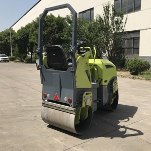 Rouleau compresseur routier à double <span class=keywords><strong>tambour</strong></span> hydraulique/vibratoire de 1 à 5 tonnes, machine à rouleaux compresseurs pour sols et asphalte, avec moteur diesel - Product Image 5