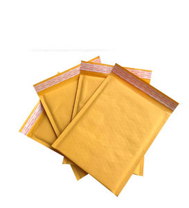Wholesale Biodegradable Kraft Bubble Mailer <b>Envelope</b> Packaging Self Seal Poly Bubble Wrap Bag for Watches Cheap Eco-Friendly - Product Image 2