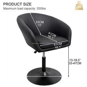 Tabourets <span class=keywords><strong>de</strong></span> <span class=keywords><strong>bar</strong></span> noirs écologiques, robustes, pivotants à 360 degrés, avec dossier enveloppant réglable et vérin à gaz, capacité 150 kg, style moderne et minimaliste, vente en gros - Product Image 2