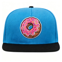 Cappelli Snapback di Alta Qualità Personalizzati per Uomo, 5 Pannelli, Sportivi, Profilo Medio, in Cotone, Regolabili, Non Strutturati
