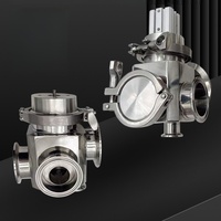 Vanne rotative à cinq voies incluant des accessoires pour machine de remplissage de cylindres, vanne rotative pour machine de distribution de pâte et de liquide à double usage