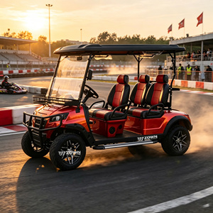 ZOWN All Day Working 6 Seater Electric Golf Cart High Capacity Battery Less Charging Times For Villa Park Patrol - Product Image 1