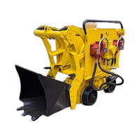 Pelle pneumatique ZQ-12 pour le déblaiement souterrain, chargeuse de roches, machine de mine avec godet de 0,12 m³ pour le tunnelage et les tunnels étroits