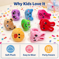 En stock : Bracelets slap en peluche pour enfants, multi-usages (attaches pour cheveux et organisateurs de câbles), bracelets animaux mignons pour cadeaux de fête