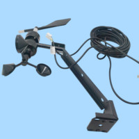 SENSOR MECÁNICO DE VELOCIDAD Y DIRECCIÓN DEL VIENTO CON TRES ASAS DE BAJA INERCIÓN