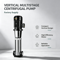 Bomba de Agua Vertical Multietapa CDLF, Bomba Centrífuga de Alta Presión y Ahorro de Energía para Circulación de Agua Industrial