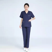 Tunique de spa pour femmes, uniforme de travail élastique avec Logo personnalisé de haute qualité pour massage thaïlandais, vêtements pour électricien de salon de beauté, tunique, spa, pour dames,