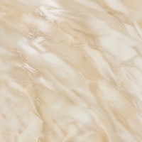 Dalle de pierre frittée Palari Jaune Ivoire polie 1800x1200x9mm avec veinage jaune pour comptoir, mur, sol et projets commerciaux