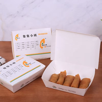 Carton d'emballage biodégradable à emporter poulet frit papier à emporter boîte à déjeuner conteneurs alimentaires conteneur