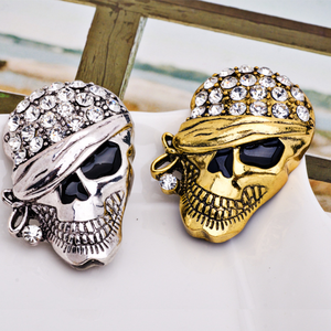 Broche de Moda para Halloween con Calavera de Diamantes de Imitación, Broches, Pins para Solapa, Accesorios de Ropa, Insignia, Joyería Popular, Accesorios Personalizados - Product Image 3
