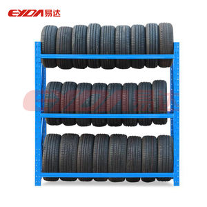 عالية الجودة الصلب واجب الإطارات الرف الطائرات تخزين الإطارات الرف المعادن طوي المرآب رفوف رفوف - Product Image 2