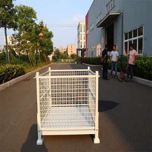 <strong>Stackable</strong> Wire <strong>Mesh</strong> Storage Foldable Steel <strong>Cage</strong> Bins Storage Pallet <strong>Cage</strong> Pallet Bin <strong>Collapsible</strong> <strong>Stackable</strong> Metal Gitterbox - Product Image 6