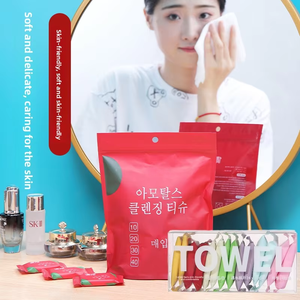 Bán Buôn Bông Nén Khăn Xách Tay Dùng Một Lần Cho Du Lịch Dày Mặt Nhỏ Làm Sạch Trang Điểm Loại Bỏ Không Dệt - Product Image 1