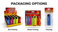 Briquet électronique à gaz ISO9994, sûr, jetable, rechargeable, flamme nue, fin, au butane, piézoélectrique, vente en gros, logo personnalisé, allume-feu OEM