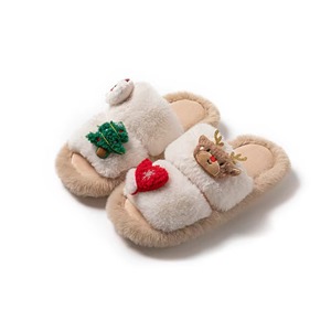 Nuevas Pantuflas de Felpa de Papá Noel y Reno para Mujer, Invierno 2026, Tendencia de Moda, Cálidas - Product Image 6