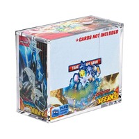 Boîte de présentation ETB en acrylique moderne personnalisée, protection UV, légère, avec aimant puissant transparent pour booster box Pokémon