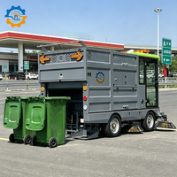 Système de lavage haute pression, de chauffage et de refroidissement à batterie au lithium ROD, bac à déchets auto-videur, balayeuse de voirie municipale