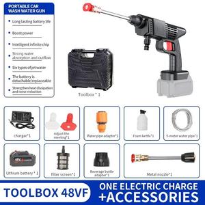 Pistolet de lavage haute pression domestique de qualité supérieure avec longue tige, poignée caoutchoutée et buse noire – Garantie 1 an - Product Image 4