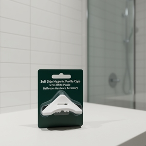Capsules hygiéniques souples profilées, 5 pièces, accessoire de salle de bain en plastique blanc - Product Image 3