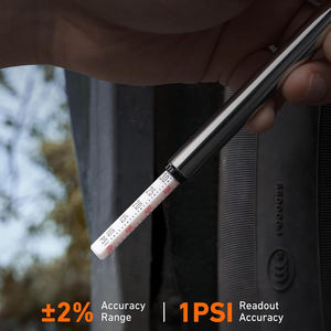 مقياس ضغط الهواء بنمط قلم رصاص للسيارات والدراجات والمركبات ومقياس إطار معدني للجسم من الفولاذ المقاوم للصدأ (10-75 رطل لكل بوصة مربعة ± Span) - Product Image 4