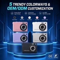 Kamera Digital 4K Vlog Kamera Video YouTube Vlogging 16X Zoom Digital CMOS AF Focus Populer Murah Camcorder CCD