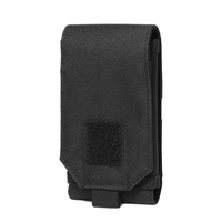 Étui tactique universel de ceinture MOLLE pour téléphone portable Pochette de sécurité EDC Kit d'accessoires de transport Sac de taille Étui compatible iPhone