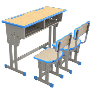 Escritorios y sillas duraderos y modernos de metal para estudiantes para escuelas primarias y secundarias <span class=keywords><strong>Suite</strong></span> de aprendizaje para niños para clases de tutoría - Product Image 4