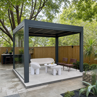 Pergola Bioclimatique en Aluminium à Lames Orientables avec Pare-Soleil Latéral – Fabrication OEM