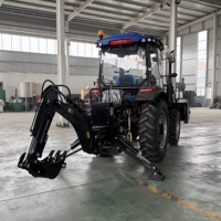 Tracteur agricole avec chargeur frontal, tracteur de jardin, 30hp, 40hp, 50hp, 60hp, 70hp, 80hp, vente directe d'usine