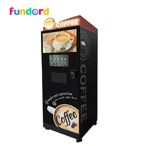 Fundord Kaart En Muntautomaat Automatische Koffieautomaat Voor Het Bedrijfsleven