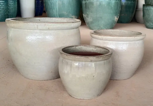 Macetas y jardineras estilo de cerámica y suministros de jardín de alta calidad macetas de flores esmaltadas grandes vietnamitas con lo moderno - Product Image 5