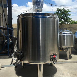 Tangki Pencampur Stainless Steel Harga Pabrik untuk Bahan Kimia, Makanan, Minuman, Cairan, dengan Jaket Pemanas dan Pengaduk - Product Image 2