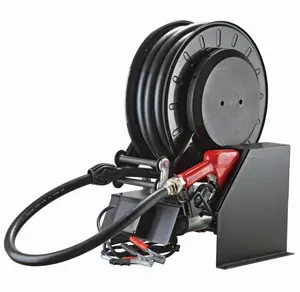 Fuel dispensers 12m hose automatic nozzle 80L/min electric pump CE certification hose reel dispenser