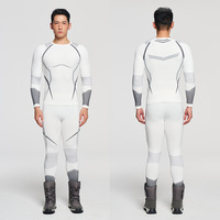 Vêtements de compression pour le ski, séchage rapide, pour homme et femme, exclusivement pour l'extérieur, automne/hiver, cyclisme, ajustés, évacuant l'humidité