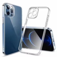 Ultra clair souple Transparent Tpu coque de téléphone antichoc coque de téléphone pour iphone 16 15 14 13 12 11 accessoires de téléphone portable