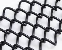 Pagar Rantai Pengaman Anti-Potong Anti-Panjat Mini Mesh PVC Berlapis Galvanis 20x20 25x25 mm Komersial