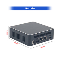 Mini PC DDR4/DDR5 de Última Generación, Intel 12.ª Gen. I7-1370P, Doble 2.5GbE, SSD Tipo-C, Montaje VESA, Windows 10/11/Linux, 14 Núcleos, 3 Años de Garantía
