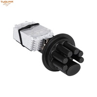 Dôme de fermeture d'épissure de fibre Fermeture d'épissure de fibre optique à 288 noyaux Caja De Fibra Optica FTTH Fermeture d'épissure