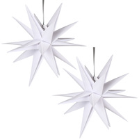 3D Mährischer Hängender Stern Lichterkette Explosionsstern-Licht Weihnachtsfest Dekorative Sternenlichterkette