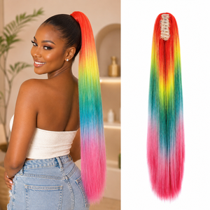 วิกผมสังเคราะห์ Miareo Afro Wave แบบทำด้วยเครื่องจักร สีแฟชั่น ดูเป็นธรรมชาติ ทนความร้อน จัดแต่งทรงง่ายสำหรับผู้หญิง ขายส่ง - Product Image 1
