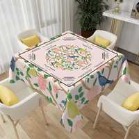 Tapis de table Mahjong américain personnalisé 100% polyester souple Mah Jongg Tile Card Board Games Cover