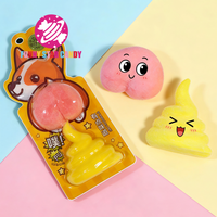 Bonbons guimauves en forme de crottes d'animaux 3D, saveur de fruits personnalisée, bonbons guimauves sucrés enrobés de sucre